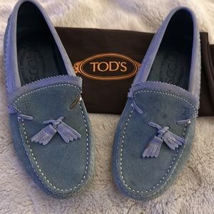 Tods Suede Loafers
